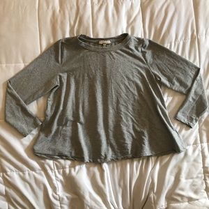 Anthropologie Gray Top Size Small